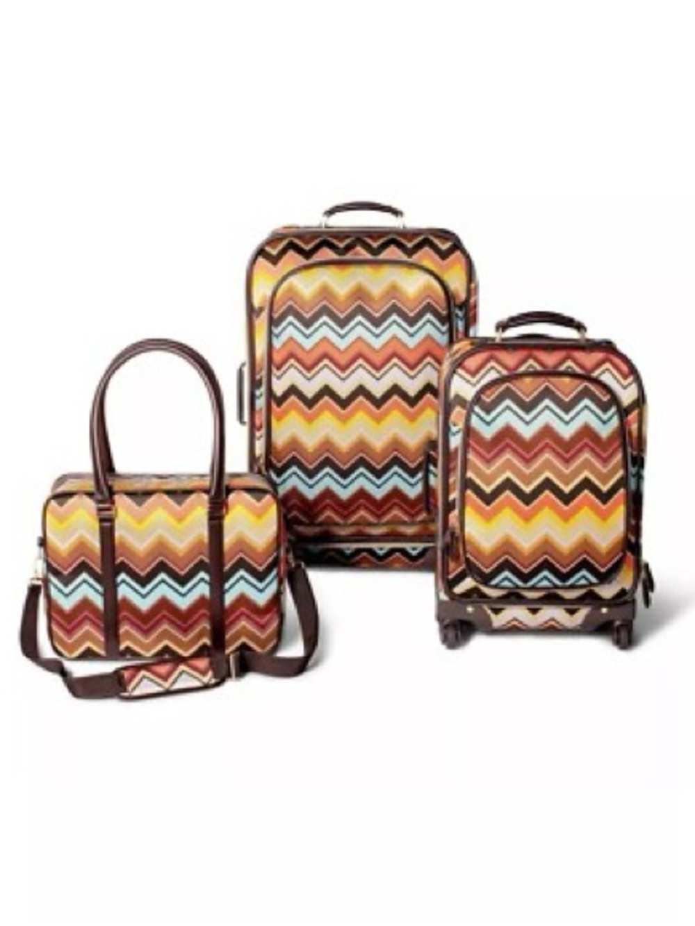Missoni for Target three piece luggage set - like new!